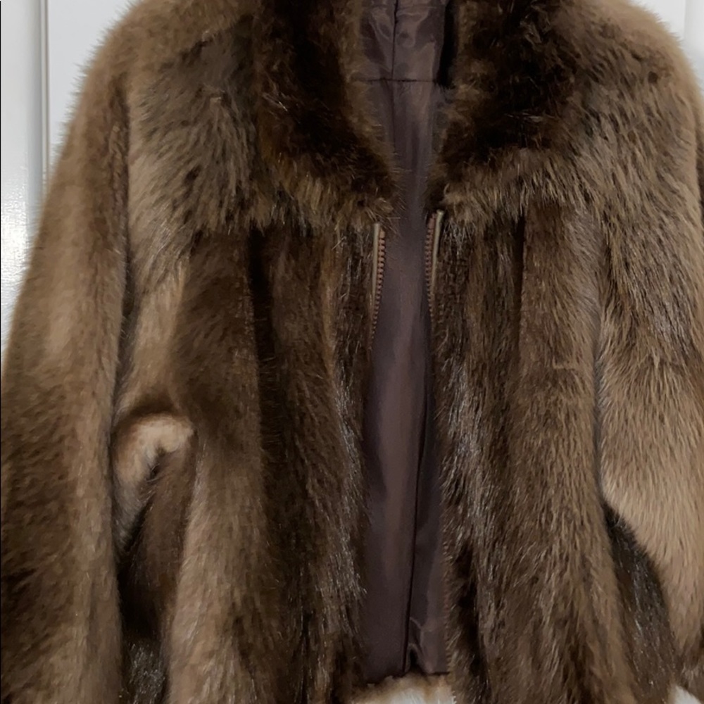 Winter fur coat